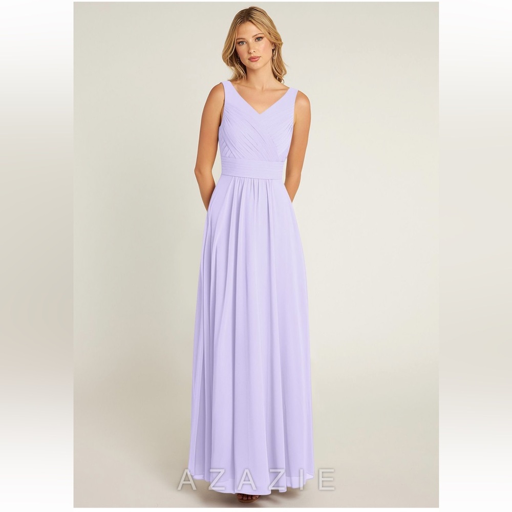 Azazie size 8, lilac Pierrette bridesmaids dress